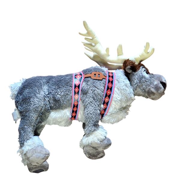 Sven Reindeer Plush Retired Disney Store Frozen Poseable 15” - Picture 3 of 10